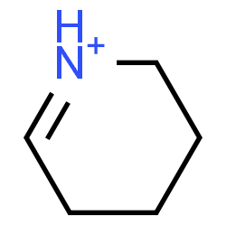 ChemSpider 2D Image | 2,3,4,5-Tetrahydropyridinium | C5H10N