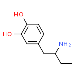ChemSpider 2D Image | 4-(2-Aminobutyl)-1,2-benzenediol | C10H15NO2
