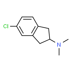 ChemSpider 2D Image | 5-Chloro-N,N-dimethyl-2-indanamine | C11H14ClN