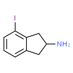 ChemSpider 2D Image | 4-Iodo-2-indanamine | C9H10IN