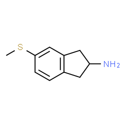 ChemSpider 2D Image | 5-(Methylsulfanyl)-2-indanamine | C10H13NS