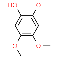 ChemSpider 2D Image | 4,5-Dimethoxy-1,2-benzenediol | C8H10O4