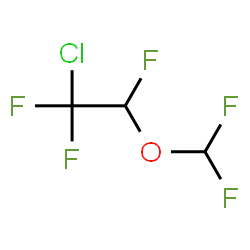 ChemSpider 2D Image | 1-Chloro-2-(difluoromethoxy)-1,1,2-trifluoroethane | C3H2ClF5O
