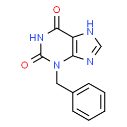 ChemSpider 2D Image | 3-Benzyl-3,7-dihydro-1H-purine-2,6-dione | C12H10N4O2