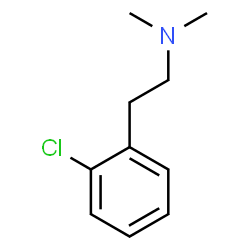 ChemSpider 2D Image | 2-(2-Chlorophenyl)-N,N-dimethylethanamine | C10H14ClN