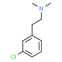 ChemSpider 2D Image | 3-Chloro-N,N-dimethylbenzeneethanamine | C10H14ClN