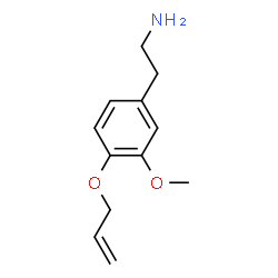 ChemSpider 2D Image | 2-[4-(Allyloxy)-3-methoxyphenyl]ethanamine | C12H17NO2
