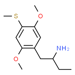 ChemSpider 2D Image | 1-[2,5-Dimethoxy-4-(methylsulfanyl)phenyl]-2-butanamine | C13H21NO2S