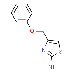 ChemSpider 2D Image | 4-(Phenoxymethyl)thiazol-2-amine | C10H10N2OS