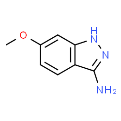 ChemSpider 2D Image | 6-Methoxy-1H-indazol-3-amine | C8H9N3O