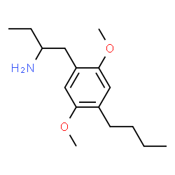 ChemSpider 2D Image | 1-(4-Butyl-2,5-dimethoxyphenyl)-2-butanamine | C16H27NO2