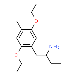ChemSpider 2D Image | 1-(2,5-Diethoxy-4-methylphenyl)-2-butanamine | C15H25NO2