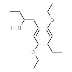 ChemSpider 2D Image | 1-(2,5-Diethoxy-4-ethylphenyl)-2-butanamine | C16H27NO2
