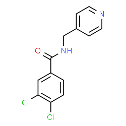 ChemSpider 2D Image | 3,4-Dichloro-N-(4-pyridinylmethyl)benzamide | C13H10Cl2N2O