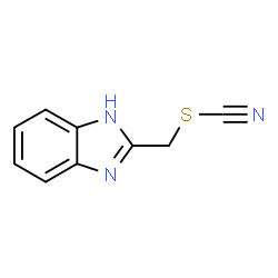 ChemSpider 2D Image | 1H-Benzimidazol-2-ylmethyl thiocyanate | C9H7N3S