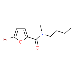 ChemSpider 2D Image | 5-Bromo-N-butyl-N-methyl-2-furamide | C10H14BrNO2