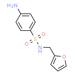 ChemSpider 2D Image | 4-Amino-N-(2-furylmethyl)benzenesulfonamide | C11H12N2O3S