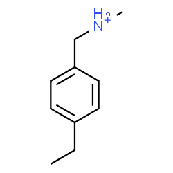 ChemSpider 2D Image | (4-Ethylphenyl)-N-methylmethanaminium | C10H16N