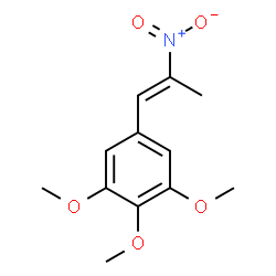 ChemSpider 2D Image | 1,2,3-Trimethoxy-5-(2-nitropropenyl)benzene | C12H15NO5