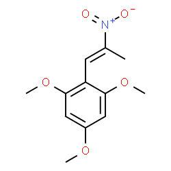 ChemSpider 2D Image | 1,3,5-Trimethoxy-2-(2-nitro-propenyl)-benzene | C12H15NO5