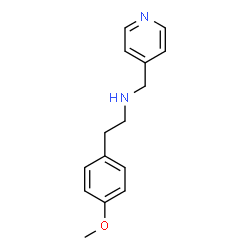 ChemSpider 2D Image | N-[2-(4-Methoxyphenyl)ethyl]-4-pyridinemethanamine | C15H18N2O