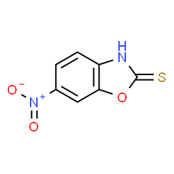 ChemSpider 2D Image | 2-Benzoxazolethiol, 6-nitro- | C7H4N2O3S