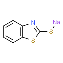 ChemSpider 2D Image | Sodium benzothiazolethiolate | C7H4NNaS2
