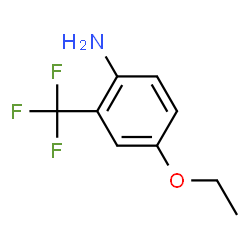 ChemSpider 2D Image | 4-Ethoxy-2-(trifluoromethyl)aniline | C9H10F3NO