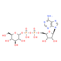 ChemSpider 2D Image | ADP-glucose | C16H25N5O15P2