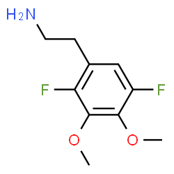 ChemSpider 2D Image | 2-(2,5-Difluoro-3,4-dimethoxyphenyl)ethanamine | C10H13F2NO2