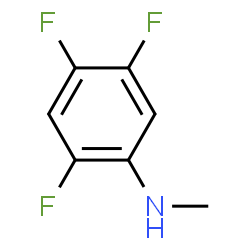 ChemSpider 2D Image | 2,4,5-Trifluoro-N-methylaniline | C7H6F3N