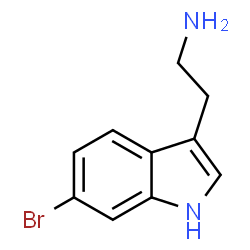 ChemSpider 2D Image | 6-bromotryptamine | C10H11BrN2