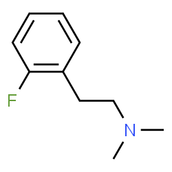 ChemSpider 2D Image | 2-(2-Fluorophenyl)-N,N-dimethylethanamine | C10H14FN