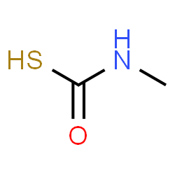 ChemSpider 2D Image | Methylcarbamothioic S-acid | C2H5NOS