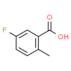 ChemSpider 2D Image | 5-Fluoro-2-methylbenzoic acid | C8H7FO2