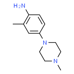 ChemSpider 2D Image | 2-Methyl-4-(4-methyl-1-piperazinyl)aniline | C12H19N3