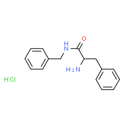 ChemSpider 2D Image | N-Benzylphenylalaninamide hydrochloride (1:1) | C16H19ClN2O