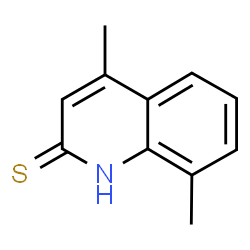 ChemSpider 2D Image | 4,8-dimethylquinoline-2-thiol | C11H11NS