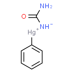 ChemSpider 2D Image | Phenylmercury(1+) carbamoylazanide | C7H8HgN2O