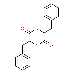 ChemSpider 2D Image | 3,6-dibenzyl-2,5-dioxopiperazine | C18H18N2O2