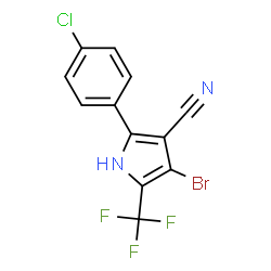 ChemSpider 2D Image | tralopyril | C12H5BrClF3N2