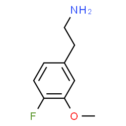 ChemSpider 2D Image | 4-Fluoro-3-methoxybenzeneethanamine | C9H12FNO