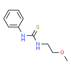 ChemSpider 2D Image | 1-(2-Methoxyethyl)-3-phenylthiourea | C10H14N2OS