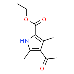 ChemSpider 2D Image | ETHYL 3-ACETYL-2,4-DIMETHYL-5-PYRROLECARBOXYLATE | C11H15NO3