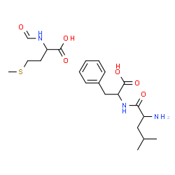 ChemSpider 2D Image | N-Formylmethionine leucyl-phenylalanine | C21H33N3O6S