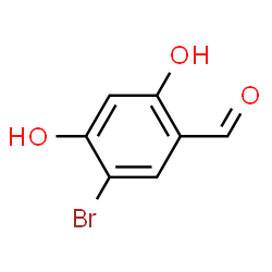 ChemSpider 2D Image | 5-Bromo-2,4-dihydroxybenzaldehyde | C7H5BrO3