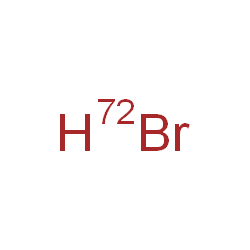 ChemSpider 2D Image | (~72~Br)Hydrogen bromide | H72Br
