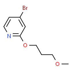 ChemSpider 2D Image | 4-Bromo-2-(3-methoxypropoxy)pyridine | C9H12BrNO2