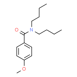 ChemSpider 2D Image | N,N-Dibutyl-4-methoxybenzamide | C16H25NO2