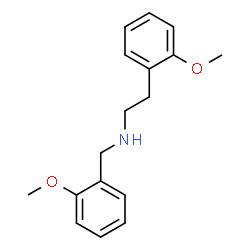ChemSpider 2D Image | N-(2-Methoxybenzyl)-2-(2-methoxyphenyl)ethanamine | C17H21NO2